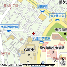 流通大学サッカー部龍駿寮周辺の地図