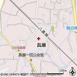 埼玉県入間郡毛呂山町長瀬179周辺の地図