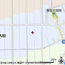 埼玉県越谷市大松周辺の地図
