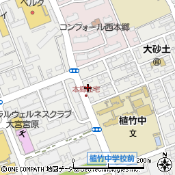 埼玉県さいたま市北区土呂町373周辺の地図