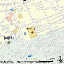 チャーミークリーニング　ヤオコー川越山田店周辺の地図