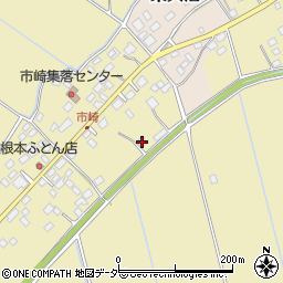 茨城県稲敷市市崎418周辺の地図