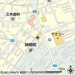 埼玉スバル川越店周辺の地図