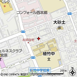 埼玉県さいたま市北区土呂町364周辺の地図