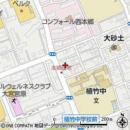 埼玉県さいたま市北区土呂町372周辺の地図