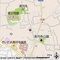 埼玉県さいたま市西区清河寺745周辺の地図