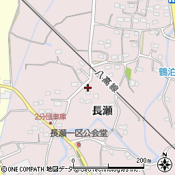 埼玉県入間郡毛呂山町長瀬181-3周辺の地図