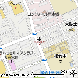 埼玉県さいたま市北区土呂町374周辺の地図