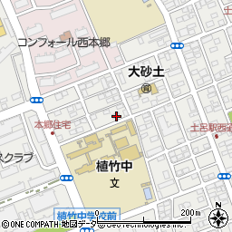 埼玉県さいたま市北区土呂町412周辺の地図