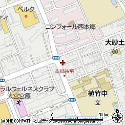 埼玉県さいたま市北区土呂町375周辺の地図