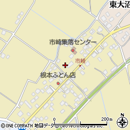 茨城県稲敷市市崎438周辺の地図