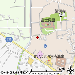 埼玉県さいたま市西区清河寺714周辺の地図