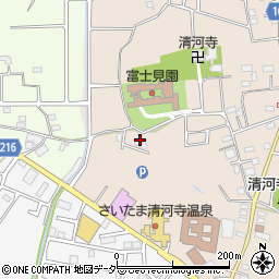 埼玉県さいたま市西区清河寺722周辺の地図