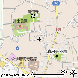 埼玉県さいたま市西区清河寺744周辺の地図