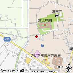 埼玉県さいたま市西区清河寺715周辺の地図