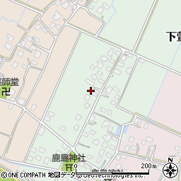 茨城県取手市下萱場周辺の地図