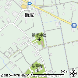 飯塚神社周辺の地図