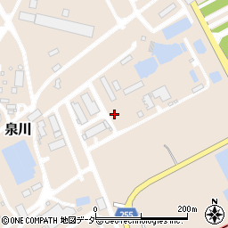 茨城県鹿嶋市泉川周辺の地図