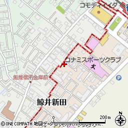 埼玉県川越市鯨井新田12-53周辺の地図