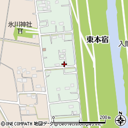 埼玉県川越市東本宿106周辺の地図