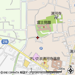 埼玉県さいたま市西区清河寺716周辺の地図