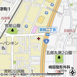 ファミリーマート鯖江宮前二丁目店周辺の地図