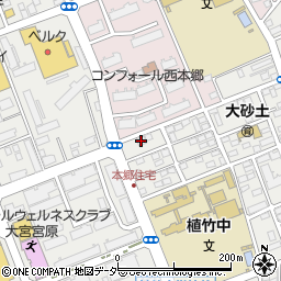 埼玉県さいたま市北区土呂町381周辺の地図