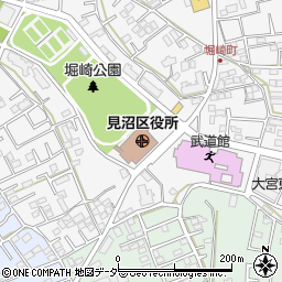埼玉りそな銀行見沼区役所 ＡＴＭ周辺の地図