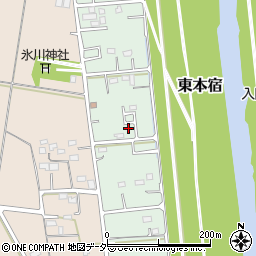 埼玉県川越市東本宿105-2周辺の地図
