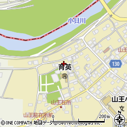 茨城県取手市山王周辺の地図