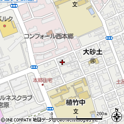 埼玉県さいたま市北区土呂町388-1周辺の地図