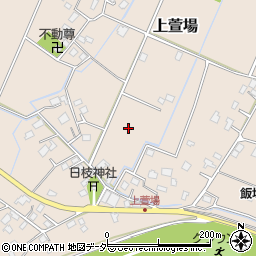 茨城県取手市上萱場周辺の地図