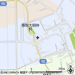 埼玉県越谷市大松148-1周辺の地図