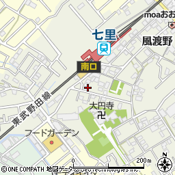 ポーラ化粧品七里駅前店周辺の地図