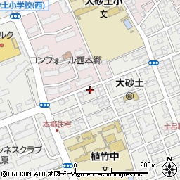 埼玉県さいたま市北区土呂町390周辺の地図