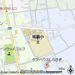 さいたま市役所　城南放課後児童クラブ周辺の地図