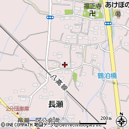 埼玉県入間郡毛呂山町長瀬190-1周辺の地図