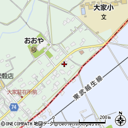 埼玉県坂戸市森戸556周辺の地図