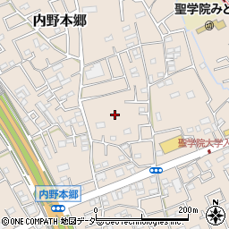 埼玉県さいたま市西区内野本郷周辺の地図