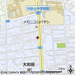 フェイストハイツ大和田周辺の地図