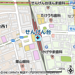 東武鉄道株式会社　せんげん台駅周辺の地図