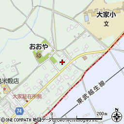 埼玉県坂戸市森戸552周辺の地図