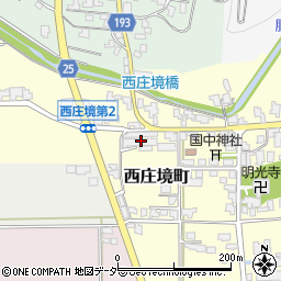 福井県越前市西庄境町8-2周辺の地図
