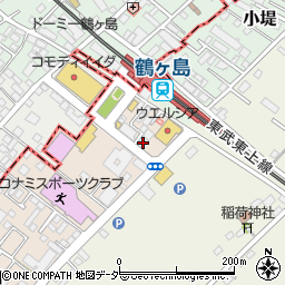 埼玉県川越市鯨井新田1-8周辺の地図