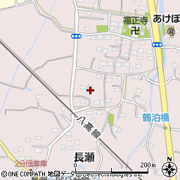 埼玉県入間郡毛呂山町長瀬192周辺の地図