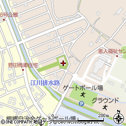 梅郷10号公園周辺の地図