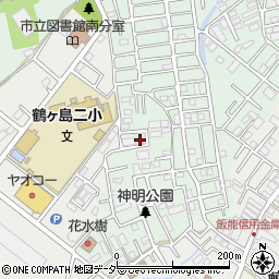 カギ太郎アークロックサービス鶴ヶ島・若葉・坂戸２４時間受付センター周辺の地図