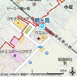 埼玉県川越市鯨井新田1-7周辺の地図