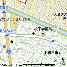 ヘアースタジオ・リボン　千間台店周辺の地図