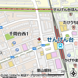 朝日生命保険相互会社　越谷支社せんげん台営業所周辺の地図